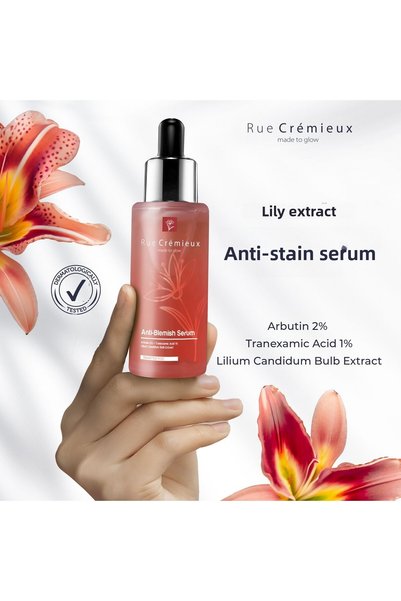 Rue Cremieux Anti-Spot Arbutin Lily Extract Skin Care Serum 30 ml (Arbutin 2% Tranexamic Acid 1% - Tk