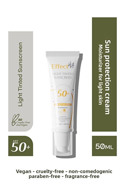 EffectHA Light Tinted Sunscreen for Light Skin - Skin Tone Equalizing Sunscre...
