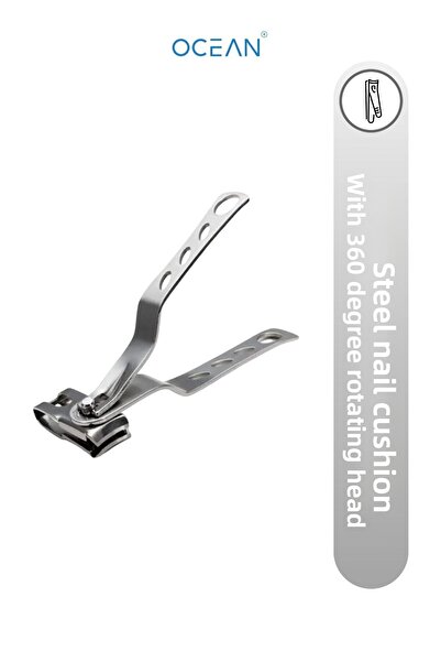 Ocean Solingen Steel 360° Degree Rotating Head Nail Clipper