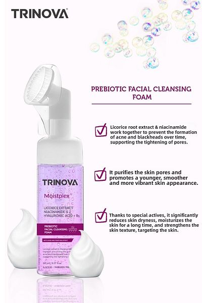 Trinova PREBIOTIC LICORICE FACIAL CLEANSING FOAM 165ml