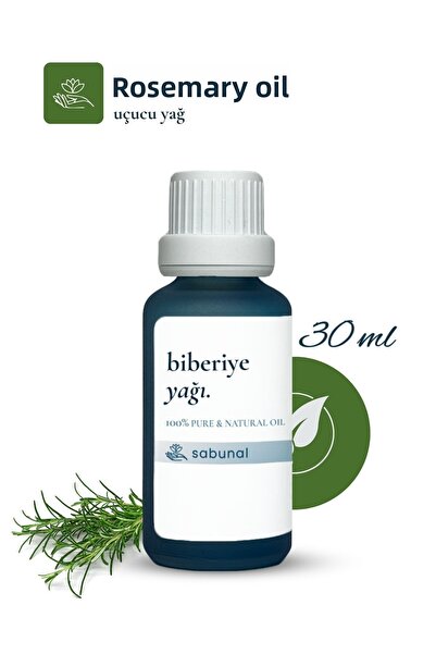 sabunal زيت الروزماري 30 مل - زيت مضاد لتساقط الشعر والعناية بالبشرة