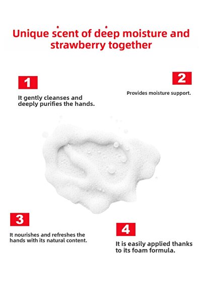 THE BATH FACTORY Moisturizing Strawberry Foam Soap 300 ml