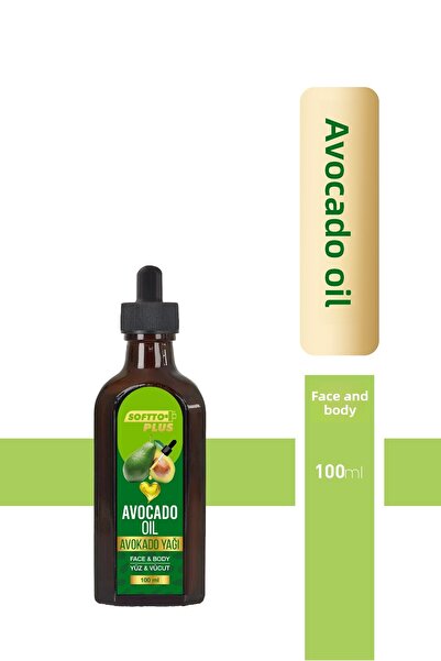 Softto Plus Avocado Skin Strengthening Skin Barrier Brightening Vitality Face and Body Oil100 ml
