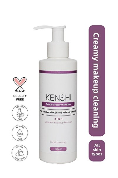 Kenshi كريمي 2 في 1 لإزالة المكياج وتنظيف الوجه