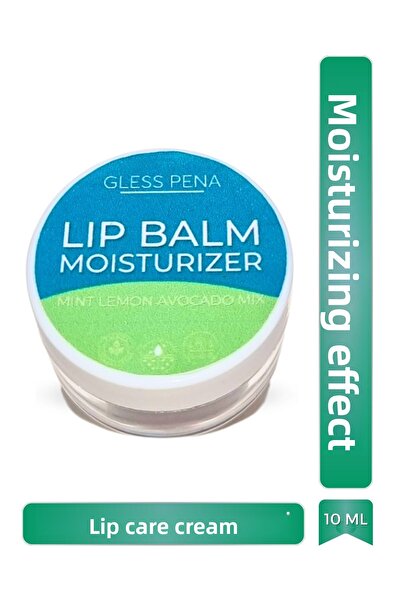 Gless Pena مرطب الشفاه الطبيعي بخلاصة الأفوكادو والليمون وزيت النعناع 10 مل