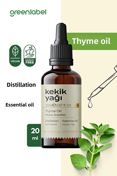 Greenlabel Natural Thyme Oil - 100% Pure 20ml