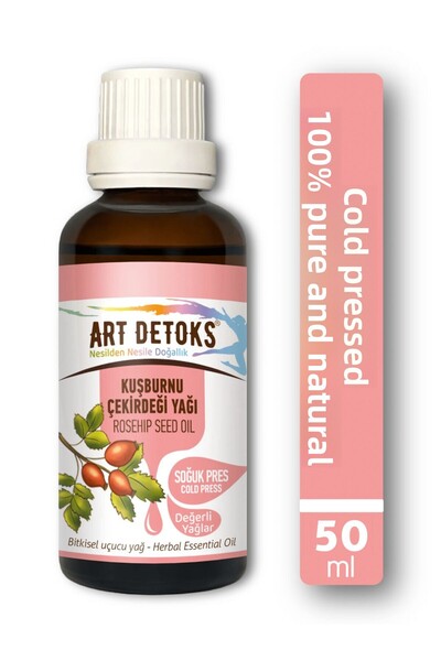 Art Detoks زيت ثمر الورد 50 مل - نواة نقية وطبيعية