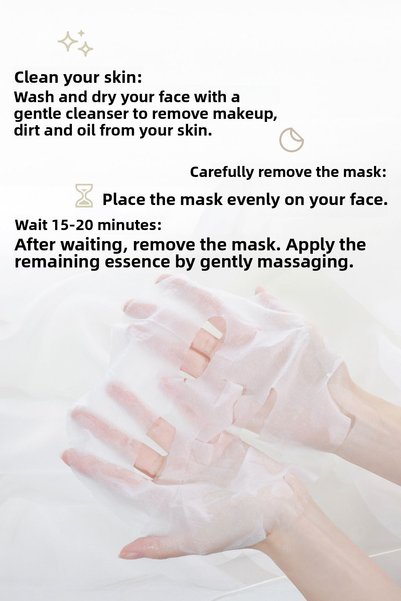 Generic Brand Repairing and Anti-Wrinkle Leaf Face Mask| Niacinamide| Hyaluronic| 75% Centella