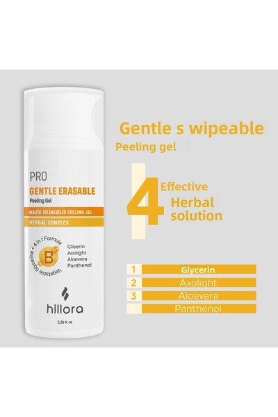 Hillora جل تقشير لطيف وقابل للمسح - أكمام وقصة مريحة