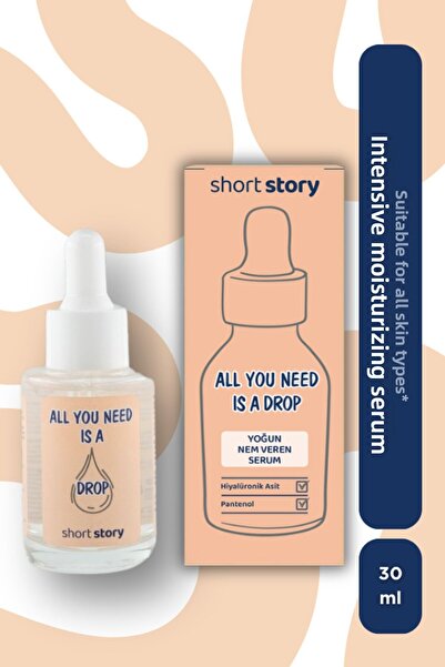 short story 30 ml Extra Moisturizing Serum - Multi Formula Intensive Moisture...