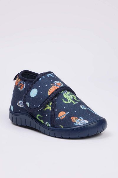 TRENDYOL SHOES Navy Blue Little Boy Kids Slippers Takaw26Er00000