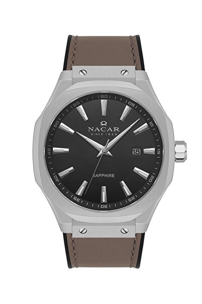 Nacar SAFİR CAM GRİ ERKEK KOL SAATİ NC34-29B684-ABL7