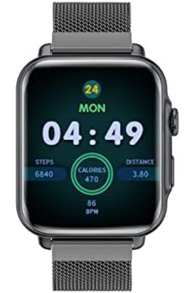 Promate Smart Watch, Bluetooth 5.1 Health and Fitness Tracker with 1.8” IPS Display, 15-20 Day Bat