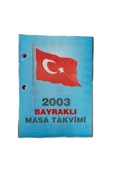 YILDIZ Masa Takvimi (2003-2018 YILINA AİT) 1 Adet ""eski Tarihli ""