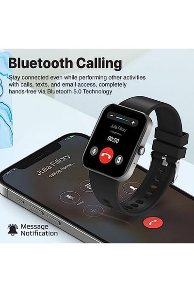 Promate Fitness Smart Watch, 27 Sports Modes Bluetooth Fitness Watch with 1.8” TFT Display, 100 Wa