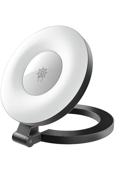 Promate ضوء سيلفي LED مغناطيسي مضيء بتصميم حلقي خفيف الوزن للغاية، متوافق مع MagSafe