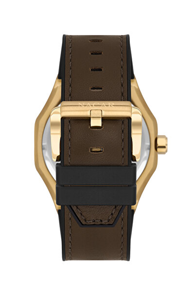 Nacar Sapphire Glass Grey Men's Wristwatch Nc34-29B684-Dgl7