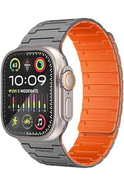 Promate Premium Magnetic Silicone Watch Band