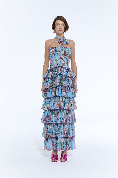 Nur Karaata Rosa Blu Dress