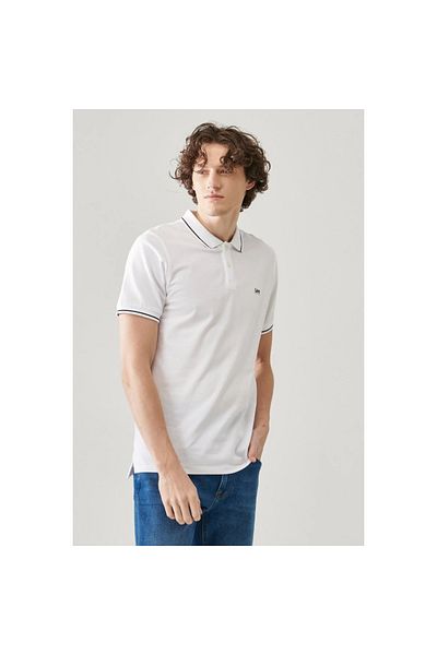 Lee Slim Fit Narrow Cut Polo Neck 100% Cotton T-Shirt