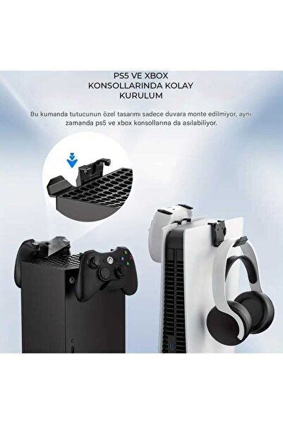 Defnestodio Play Station 5 & Xbox X Oyun Aksesuar Düzenleyici Askı Aparatı 2 ...
