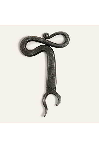 Zsa Zsa Zsu Bıjnor Metal Dekoratif Obje 7x1x11 Cm Gri