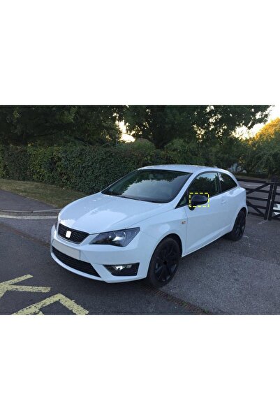 Choice For Seat Ibiza 6J MK4 08-17 Gloss Black Door Wing Mirror Cover Caps Left + Right