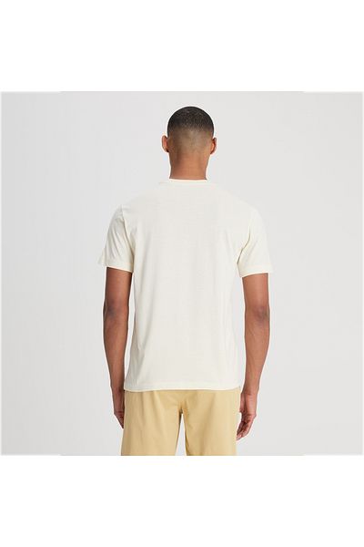Lee Lightweight Small Logo Men's White Crew Neck T-Shirt
