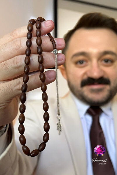 Muammer Köksal Design Orijinal Antibakteriyel Kuka Meyvesinden Üretilen Çektikçe Kararan Kuka Tespih