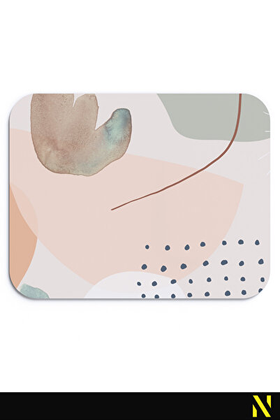 nilizma Mousepad ergonomic cu model de frunze abstracte, bază anti-alunecare,...