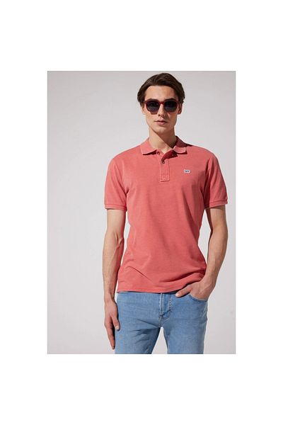 Lee Erkek Pembe Polo Yaka Tişört