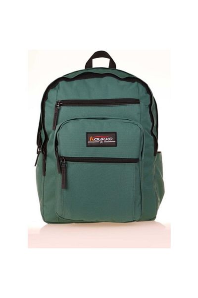 KAUKKO Rucsac cu fermoar complet PETROL