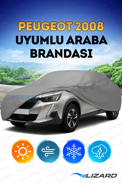 ByLizard Peugeot 2008 Car Brand - Car Cover - Case