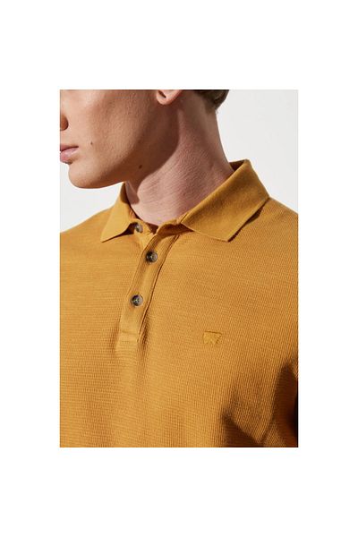 WRANGLER Ανδρικό κίτρινο μπλουζάκι πόλο