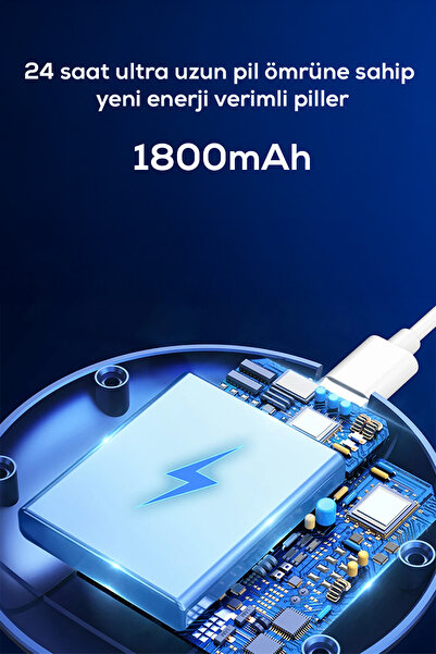 Arfseb Ev Ve Ofis Için Çift Motorlu Sessiz Fan- 1800 Mah Pil