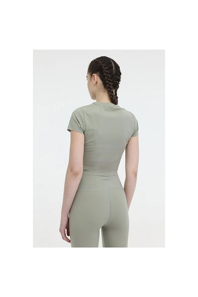 lumberjack WL FRIDA 11MD1013 4FX PASTEL KHAKI Tricou cu mânecă scurtă pentru femei