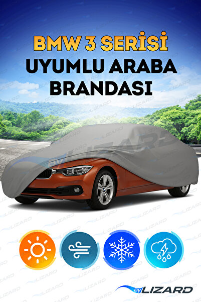 ByLizard Bmw 3 Serisi Sedan Uyumlu Lüks Araba Brandası Miflonlu Branda Oto Çadır Örtü