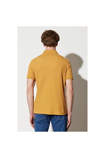 WRANGLER Men's Yellow Polo T-Shirt