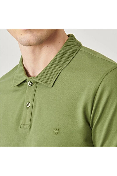 WRANGLER Regular Fit Normal Cut Polo Neck 100% Cotton T-Shirt