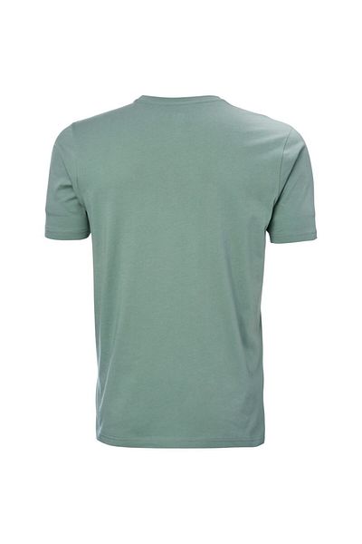 Helly Hansen Ανδρικό μπλουζάκι με πράσινη στρογγυλή λαιμόκοψη με λογότυπο