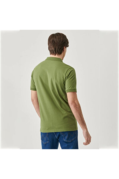 WRANGLER Regular Fit Normal Cut Polo Neck 100% Cotton T-Shirt