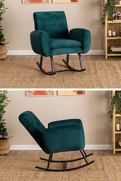 Pafu Kono Tv / Dinlenme / Baba / Emzirme Koltuğu Sallanan Sandalye - Petrol