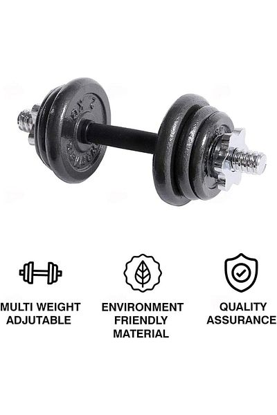 Delta Power DeltaPower Cast Iron Adjustable Dumbbell Set Hand Weight 30KG