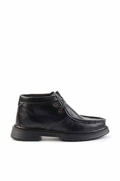Bambi Black Floater Γνήσιο Δερμάτινο Ανδρικές Μπότες & Μποτάκια E02902950140