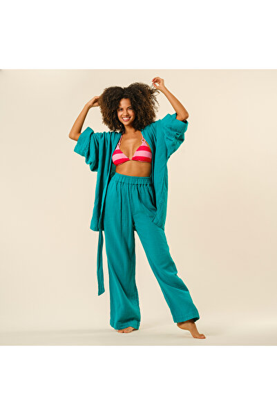 Zsa Zsa Zsu Protı Müslin Kimono - Yeşil