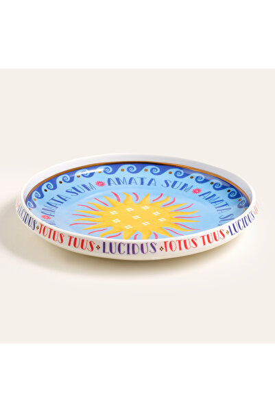 Zsa Zsa Zsu Shekou Porselen Dekoratif Obje 26x26x3 Cm Renkli