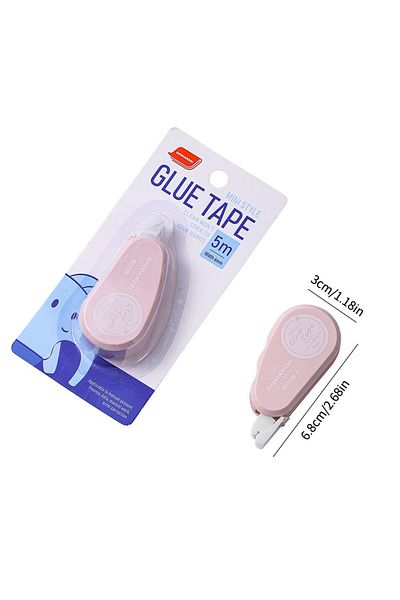 Choice Pink 1pc 236.22inch*236.22inchm Double Sided Adhesive Dots Glue Tape Diy Scrapbooking Collage Photo