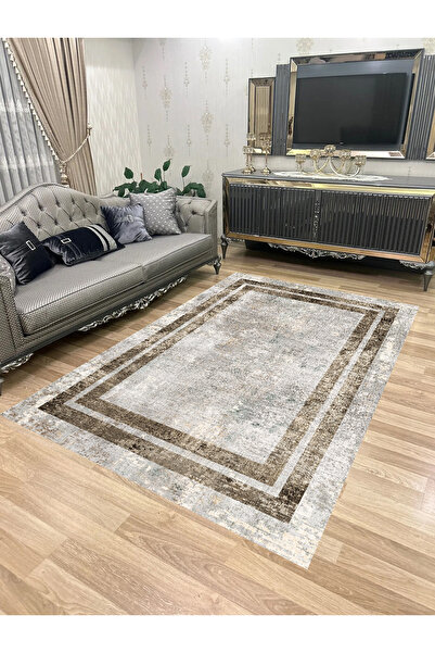 Bordo Halı Yıkanabilir Kaymaz Taban Halı Mutfak Dekor Yolluk Koridor Halısı S...