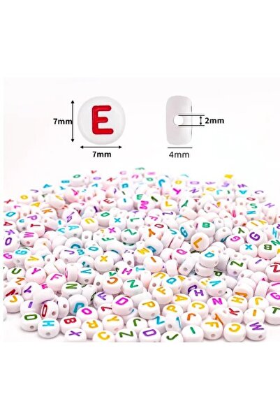 Choice كروما (100 قطعة) 100 قطعة/الحزمة 4*7 مم 26 خرزة حرف A- Z لصنع المجوهرا...