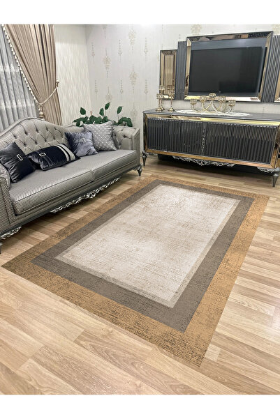 Bordo Halı Yıkanabilir Kaymaz Taban Halı Mutfak Dekor Yolluk Koridor Halısı S...